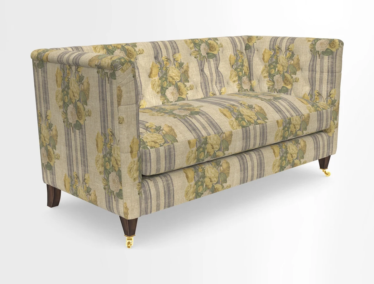 Holt Sofa in Cloth 22 Grand Teton Jade Seat in Cloth 22 Cedar Breaks Jade