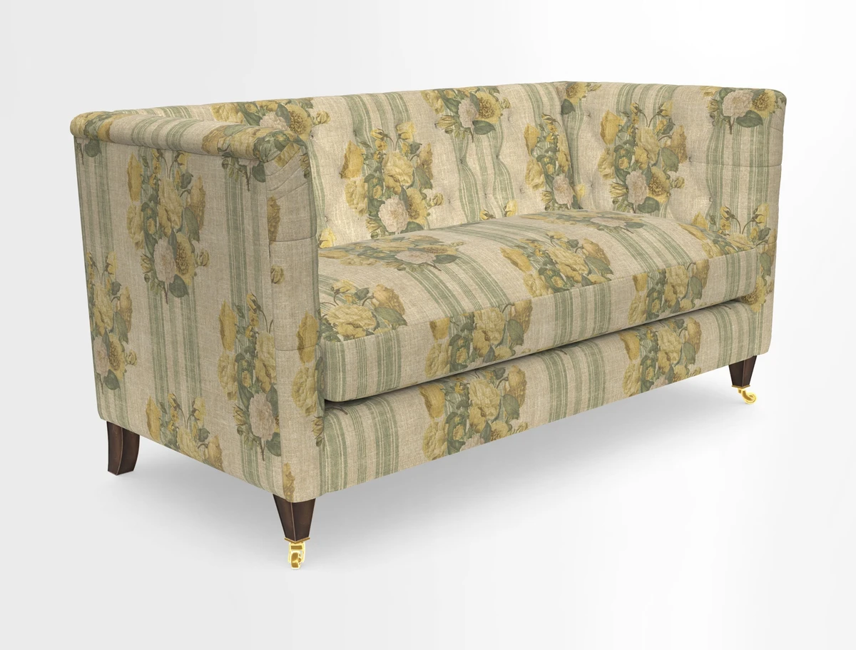 Holt Sofa in Cloth 22 Grand Teton Jade Seat in Cloth 22 Cedar Breaks Jade