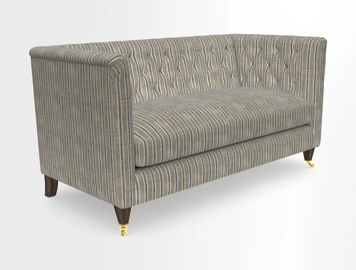 Holt Sofa in Cloth 22 Grand Teton Jade Seat in Cloth 22 Cedar Breaks Jade