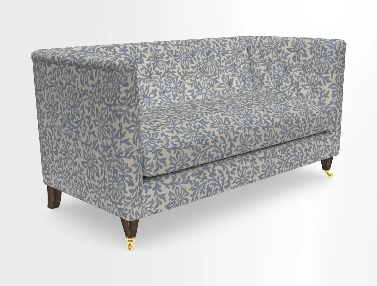 Holt Sofa in Cloth 22 Grand Teton Jade Seat in Cloth 22 Cedar Breaks Jade