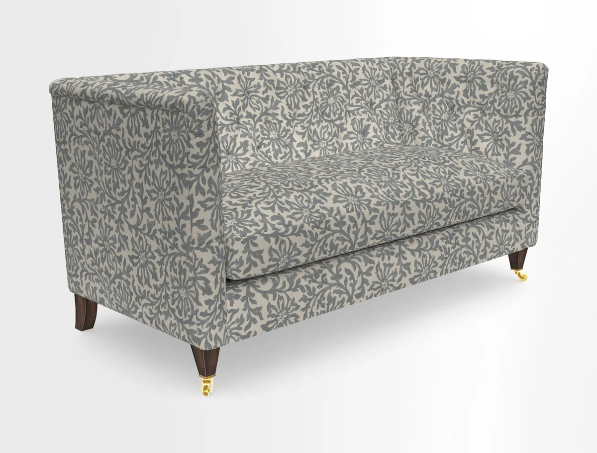 Holt Sofa in Cloth 22 Grand Teton Jade Seat in Cloth 22 Cedar Breaks Jade