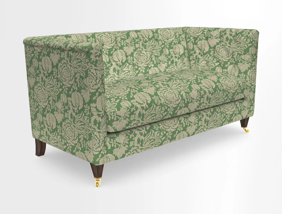 Holt Sofa in Cloth 22 Grand Teton Jade Seat in Cloth 22 Cedar Breaks Jade