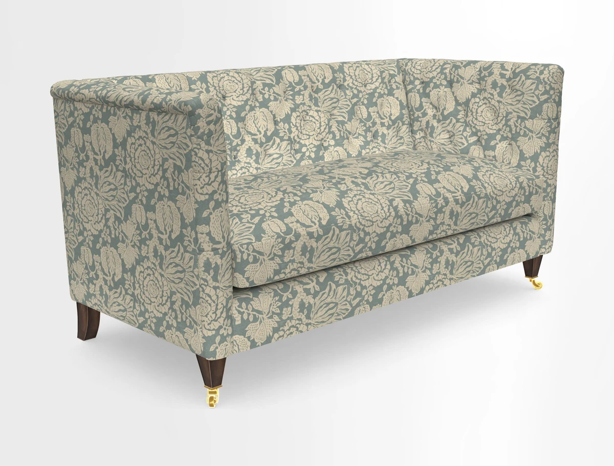 Holt Sofa in Cloth 22 Grand Teton Jade Seat in Cloth 22 Cedar Breaks Jade