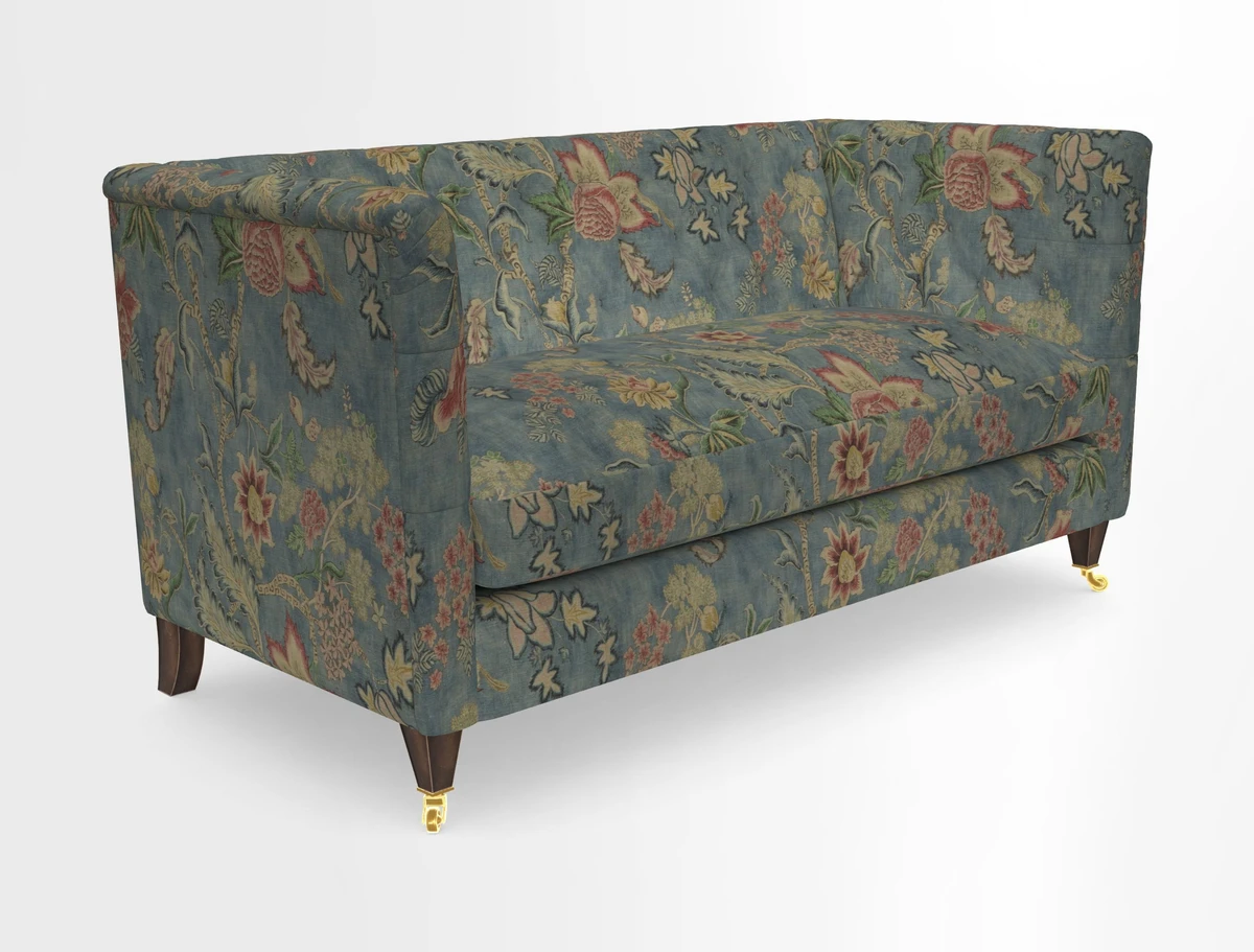 Holt Sofa in Cloth 22 Grand Teton Jade Seat in Cloth 22 Cedar Breaks Jade