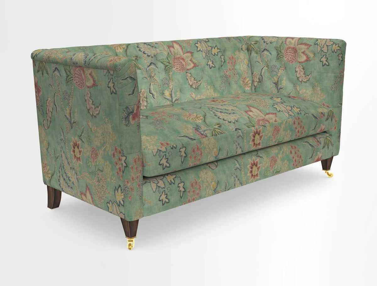 Holt Sofa in Cloth 22 Grand Teton Jade Seat in Cloth 22 Cedar Breaks Jade