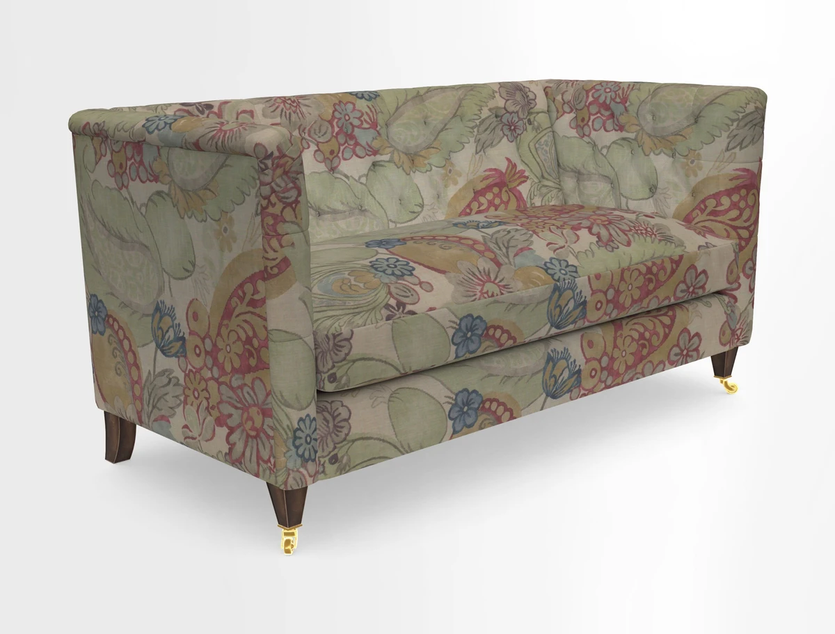 Holt Sofa in Cloth 22 Grand Teton Jade Seat in Cloth 22 Cedar Breaks Jade