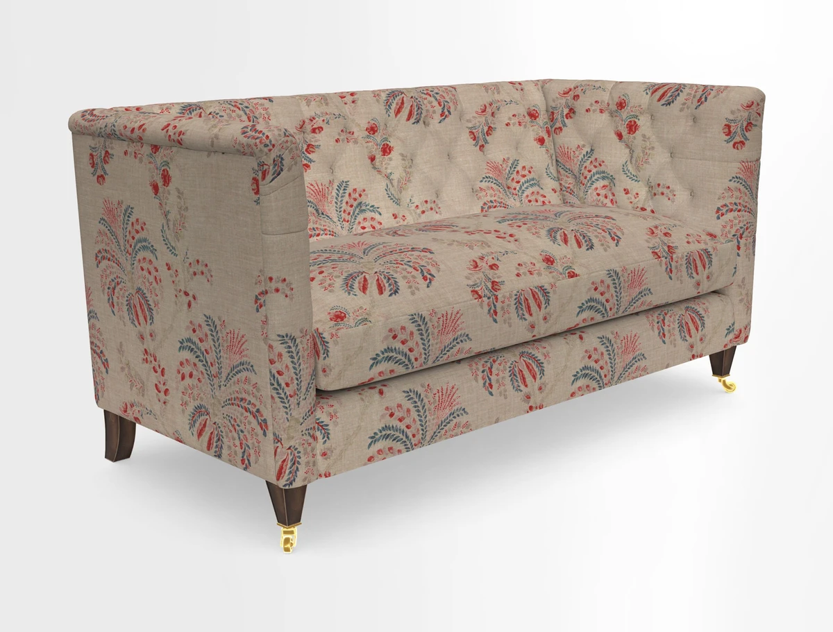 Holt Sofa in Cloth 22 Grand Teton Jade Seat in Cloth 22 Cedar Breaks Jade