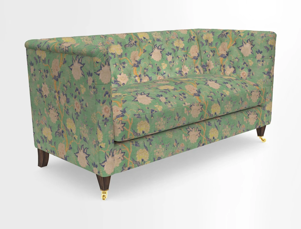 Holt Sofa in Cloth 22 Grand Teton Jade Seat in Cloth 22 Cedar Breaks Jade