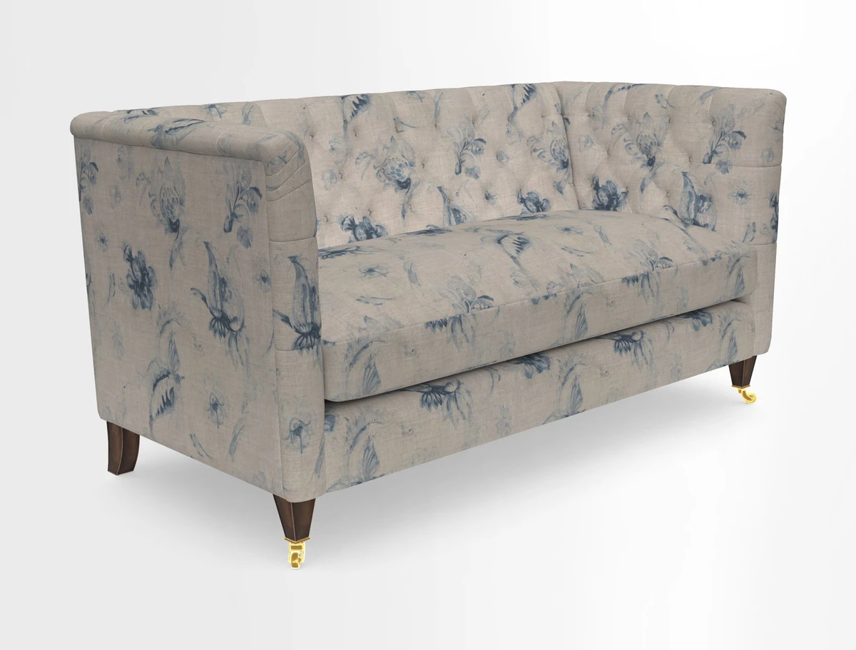 Holt Sofa in Cloth 22 Grand Teton Jade Seat in Cloth 22 Cedar Breaks Jade