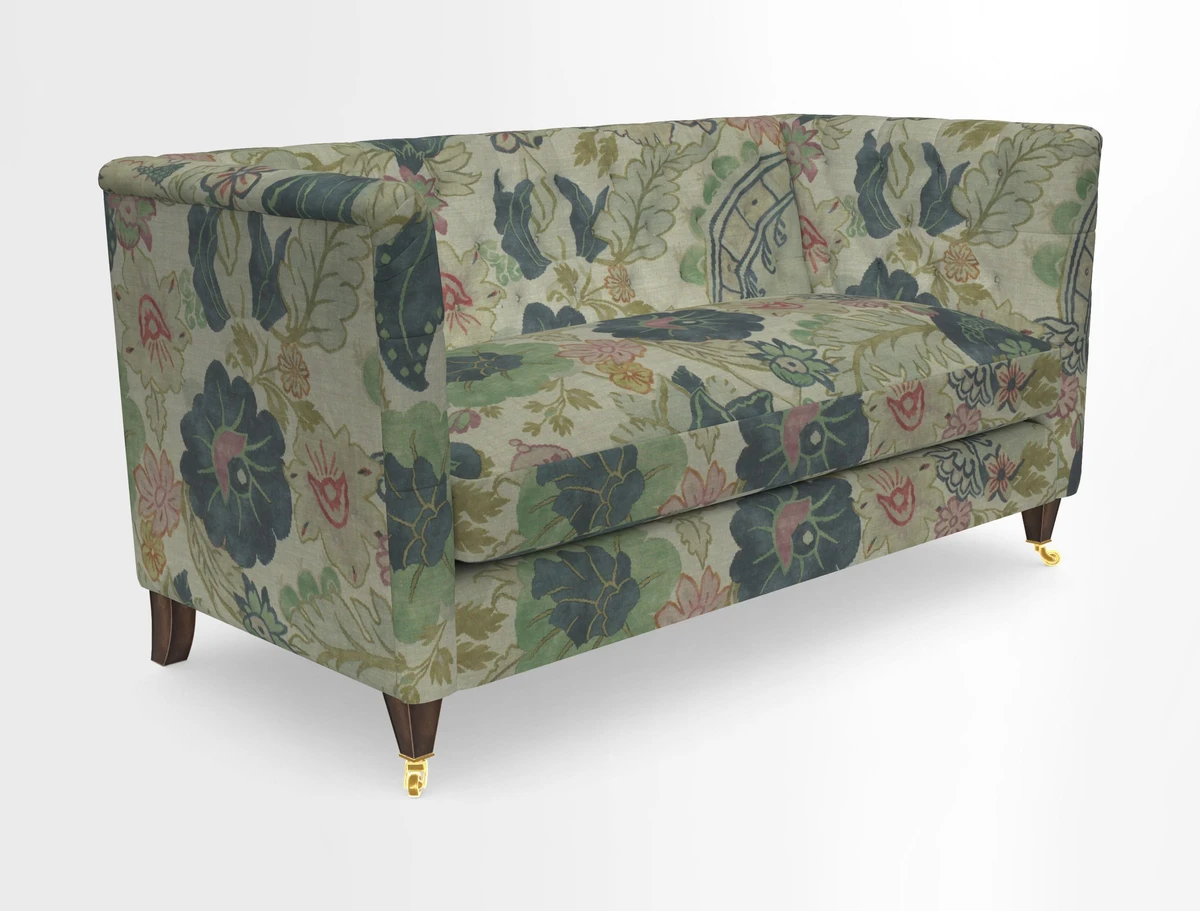 Holt Sofa in Cloth 22 Grand Teton Jade Seat in Cloth 22 Cedar Breaks Jade