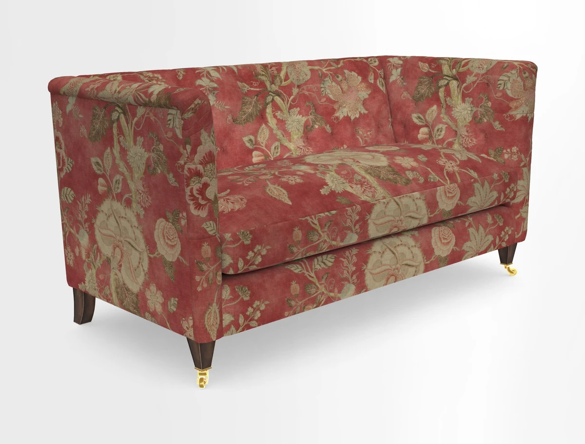 Holt Sofa in Cloth 22 Grand Teton Jade Seat in Cloth 22 Cedar Breaks Jade