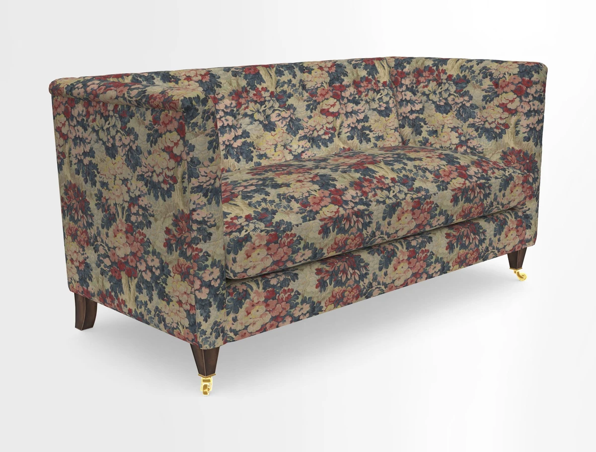 Holt Sofa in Cloth 22 Grand Teton Jade Seat in Cloth 22 Cedar Breaks Jade