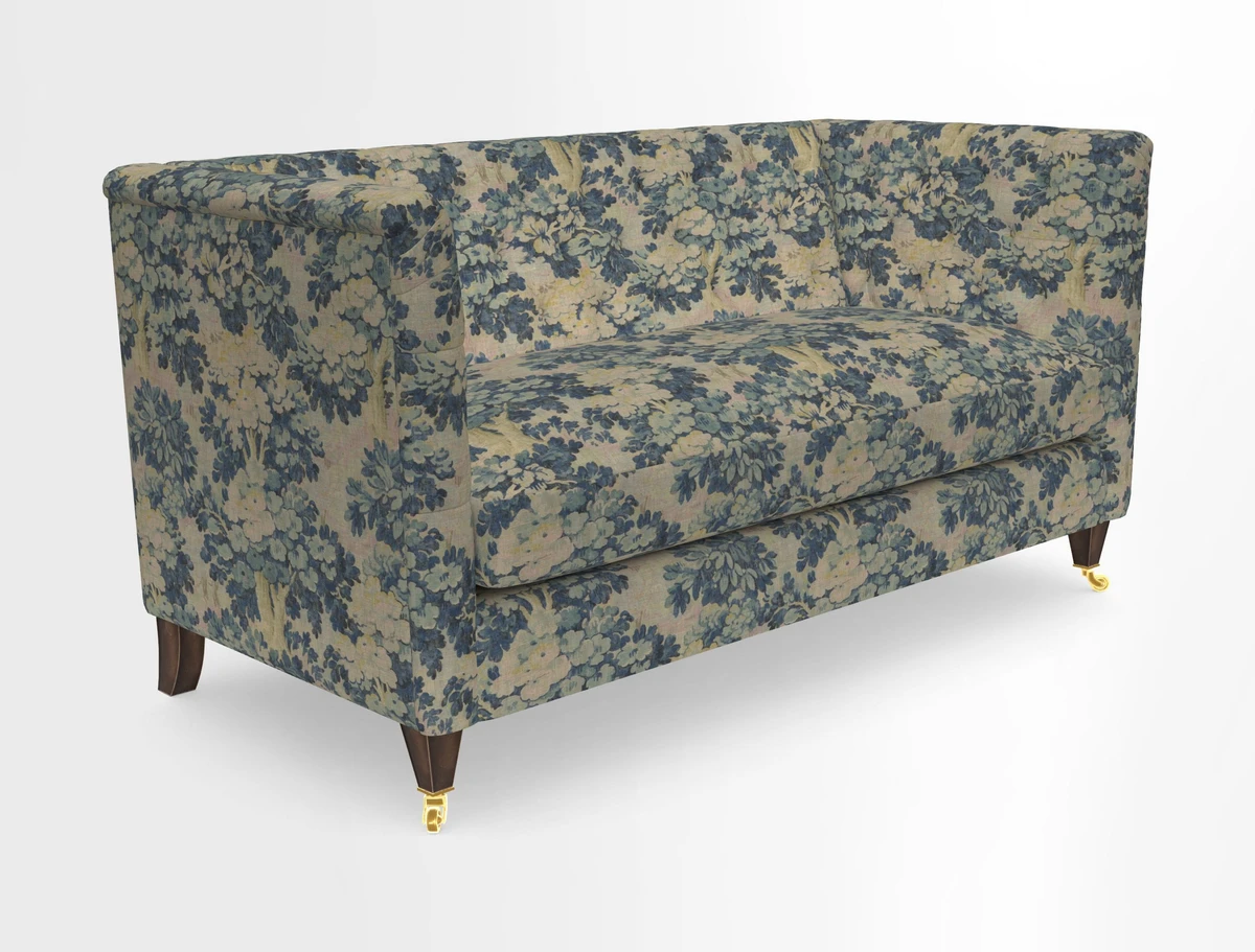 Holt Sofa in Cloth 22 Grand Teton Jade Seat in Cloth 22 Cedar Breaks Jade