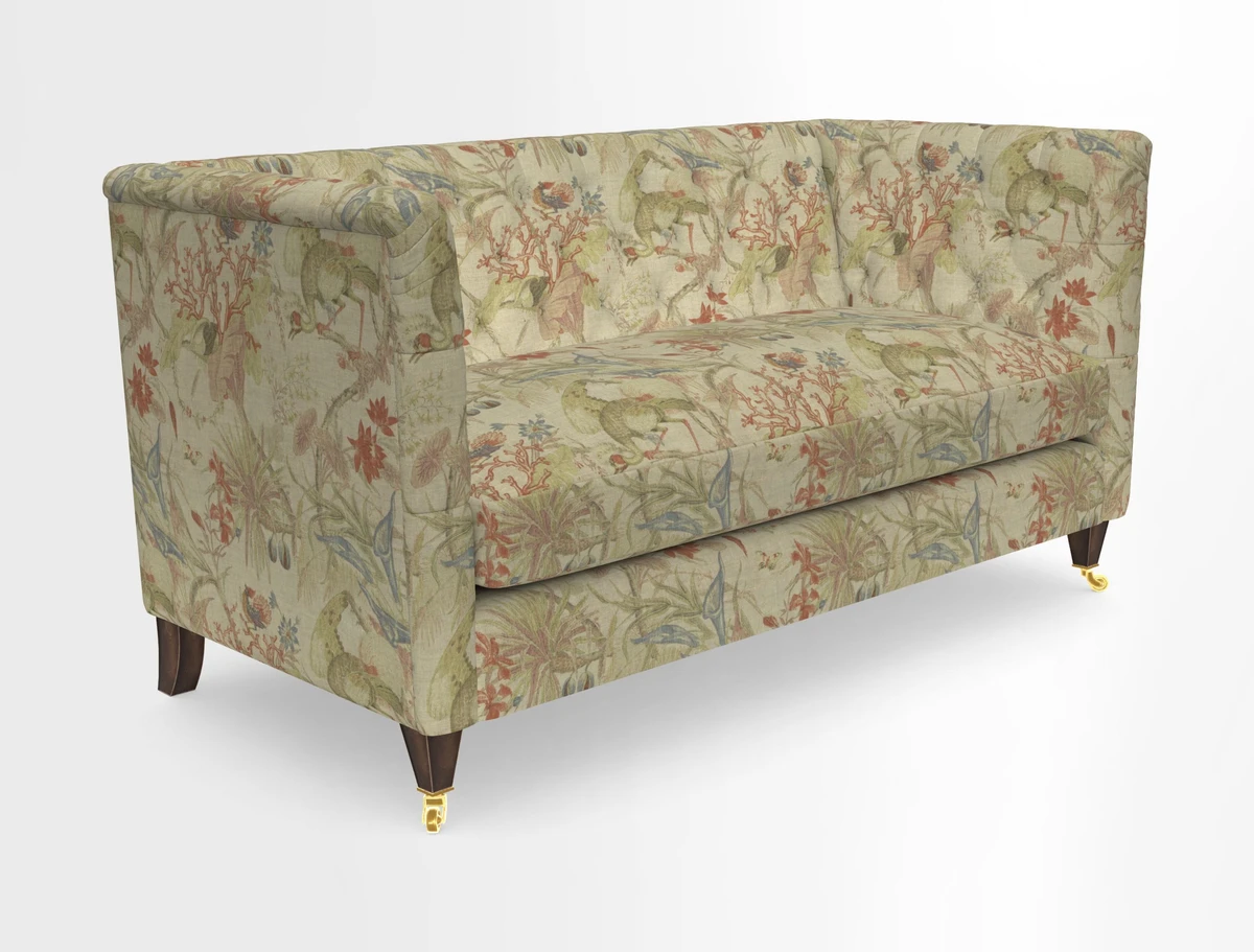 Holt Sofa in Cloth 22 Grand Teton Jade Seat in Cloth 22 Cedar Breaks Jade
