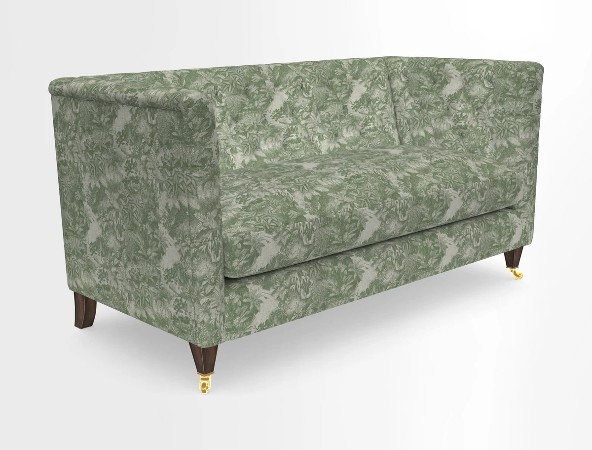 Holt Sofa in Cloth 22 Grand Teton Jade Seat in Cloth 22 Cedar Breaks Jade