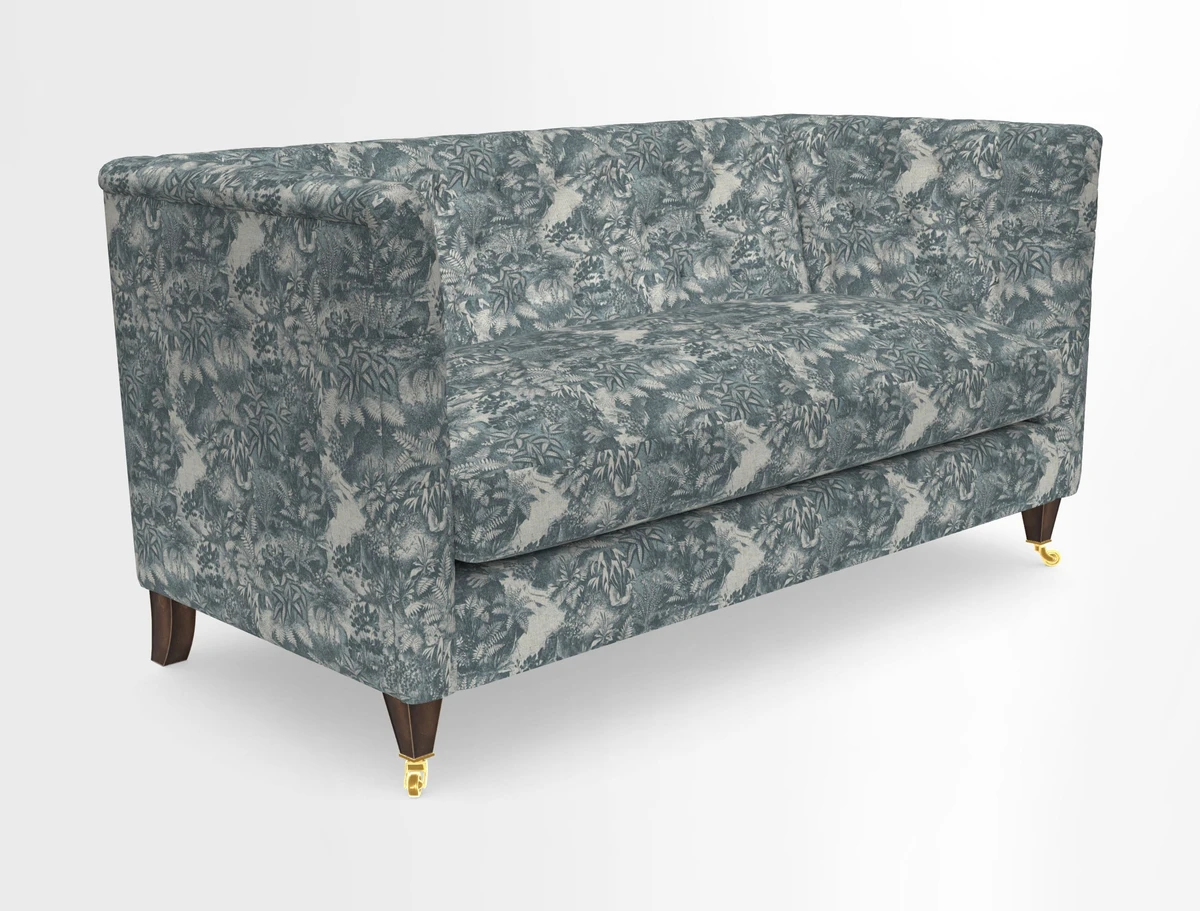 Holt Sofa in Cloth 22 Grand Teton Jade Seat in Cloth 22 Cedar Breaks Jade