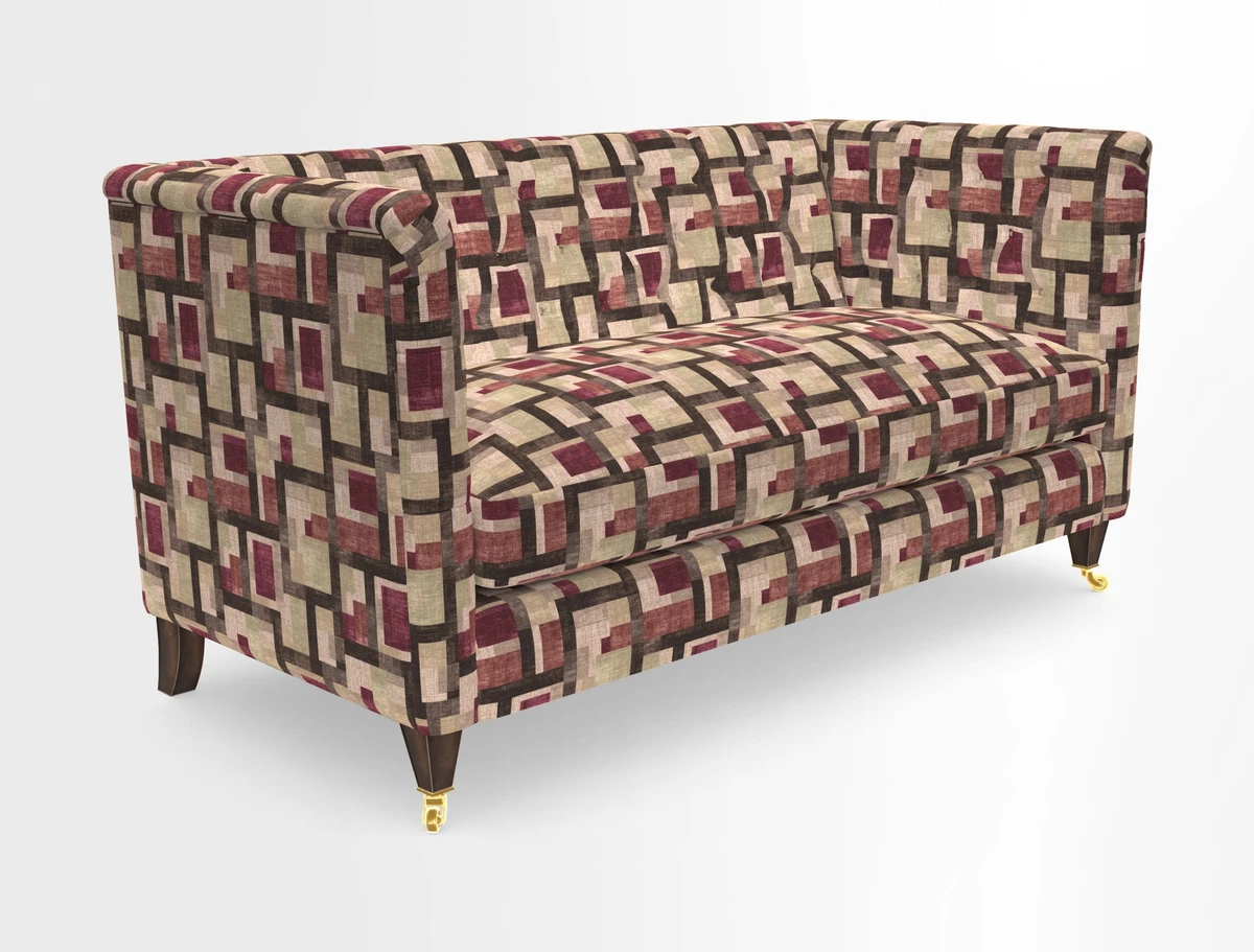 Holt Sofa in Cloth 22 Grand Teton Jade Seat in Cloth 22 Cedar Breaks Jade