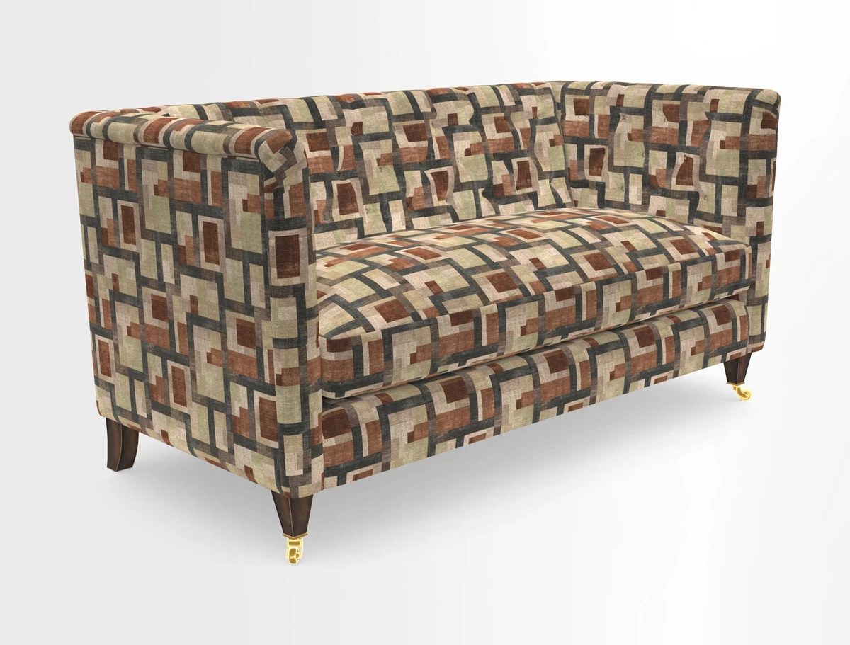 Holt Sofa in Cloth 22 Grand Teton Jade Seat in Cloth 22 Cedar Breaks Jade