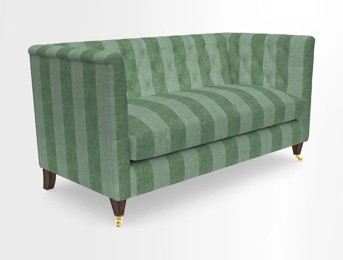 Holt Sofa in Cloth 22 Grand Teton Jade Seat in Cloth 22 Cedar Breaks Jade