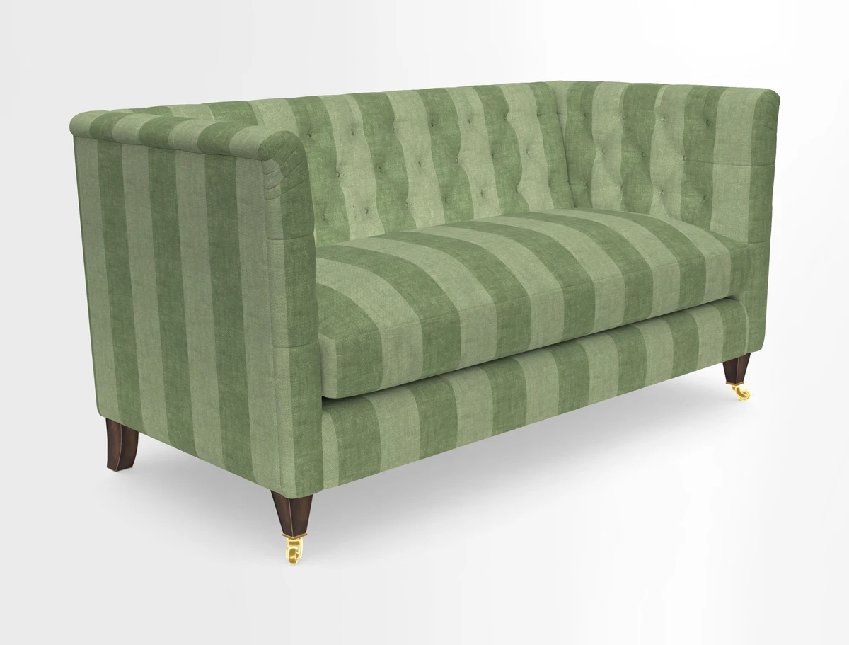 Holt Sofa in Cloth 22 Grand Teton Jade Seat in Cloth 22 Cedar Breaks Jade