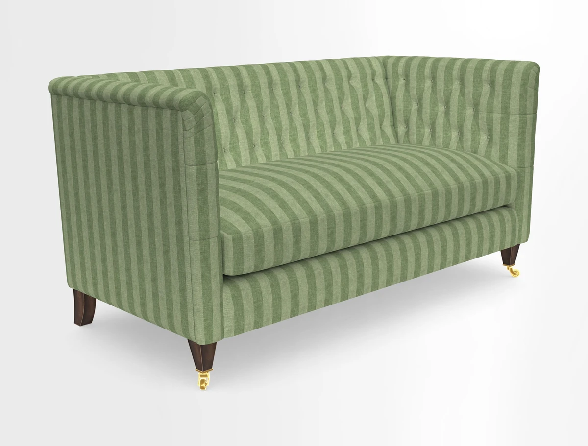 Holt Sofa in Cloth 22 Grand Teton Jade Seat in Cloth 22 Cedar Breaks Jade