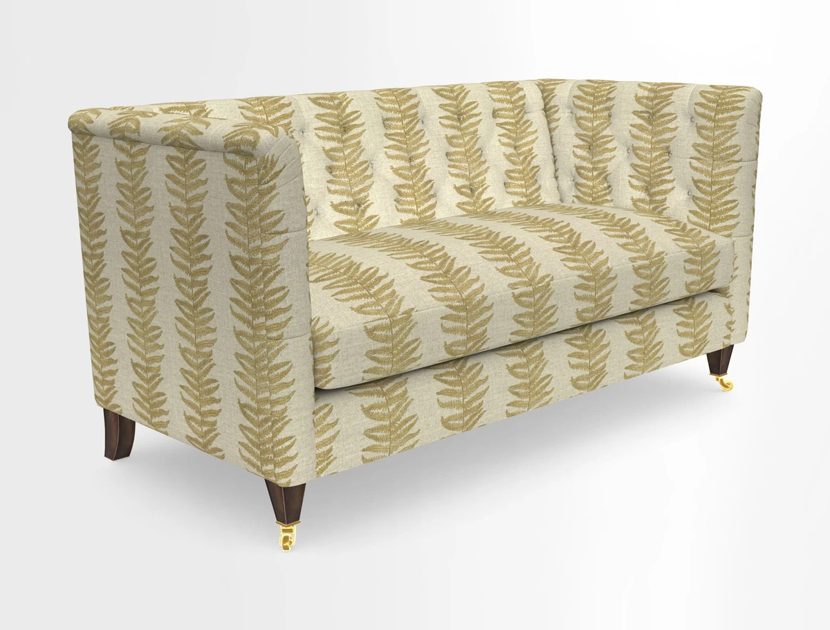 Holt Sofa in Cloth 22 Grand Teton Jade Seat in Cloth 22 Cedar Breaks Jade