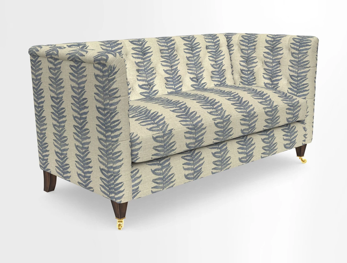 Holt Sofa in Cloth 22 Grand Teton Jade Seat in Cloth 22 Cedar Breaks Jade