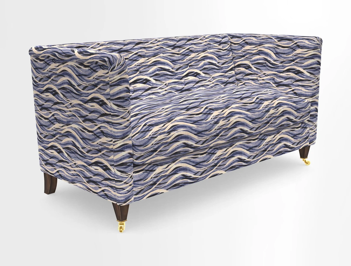 Holt Sofa in Cloth 22 Grand Teton Jade Seat in Cloth 22 Cedar Breaks Jade