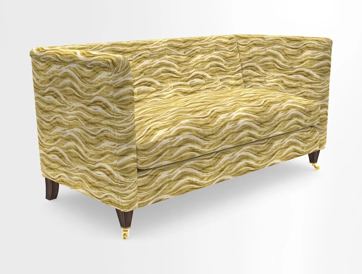 Holt Sofa in Cloth 22 Grand Teton Jade Seat in Cloth 22 Cedar Breaks Jade
