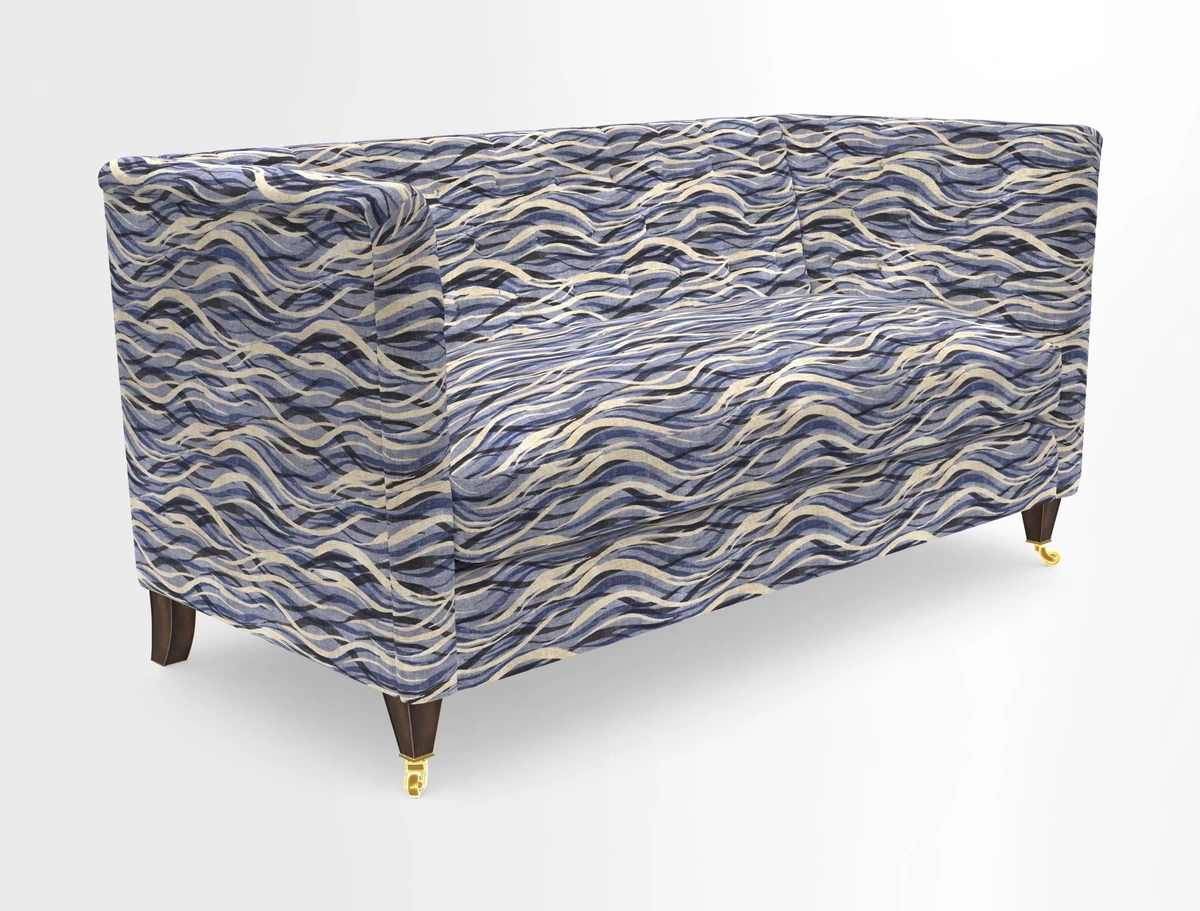 Holt Sofa in Cloth 22 Grand Teton Jade Seat in Cloth 22 Cedar Breaks Jade