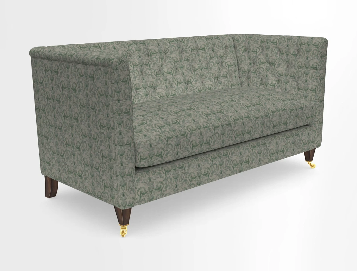 Holt Sofa in Cloth 22 Grand Teton Jade Seat in Cloth 22 Cedar Breaks Jade