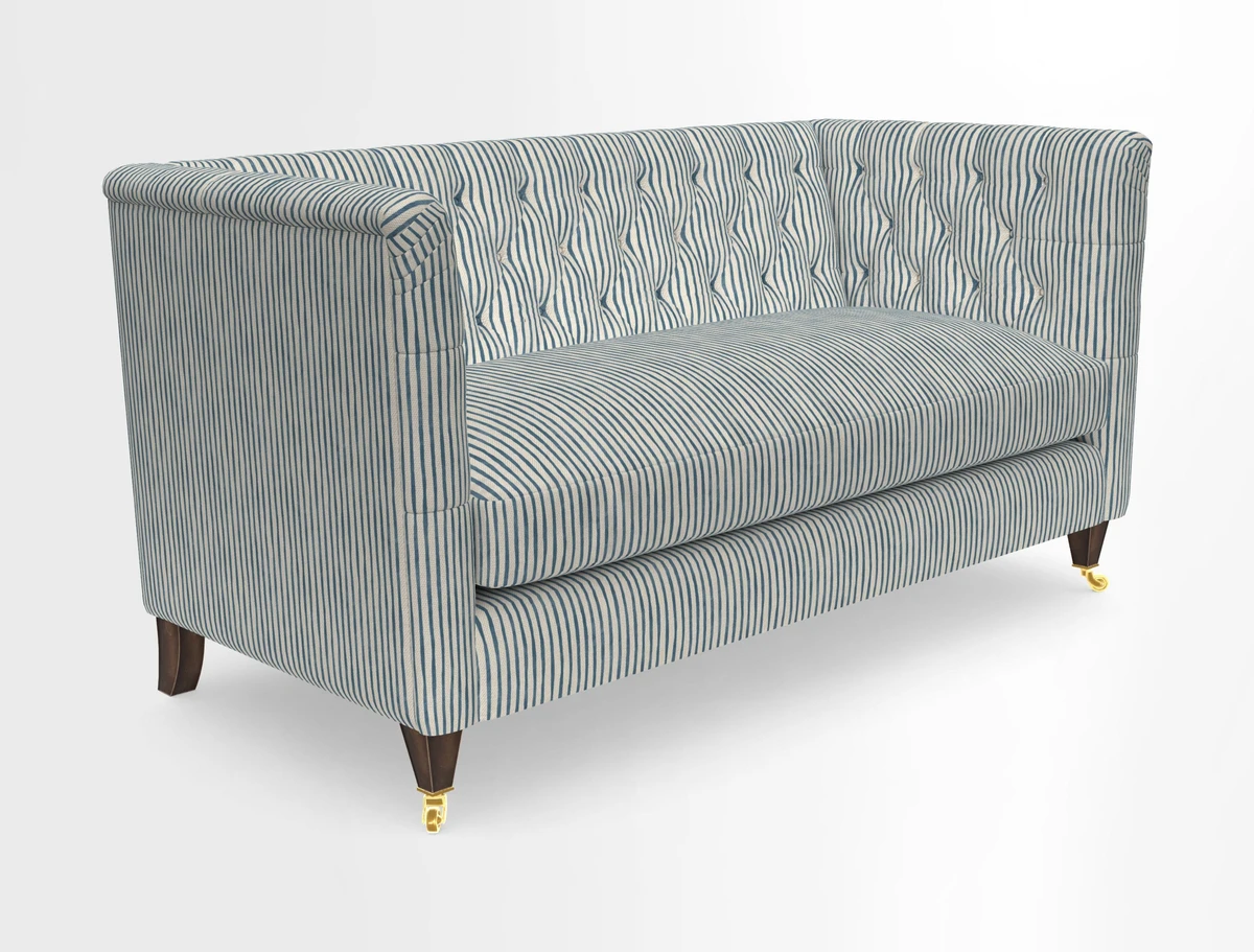 Holt Sofa in Cloth 22 Grand Teton Jade Seat in Cloth 22 Cedar Breaks Jade