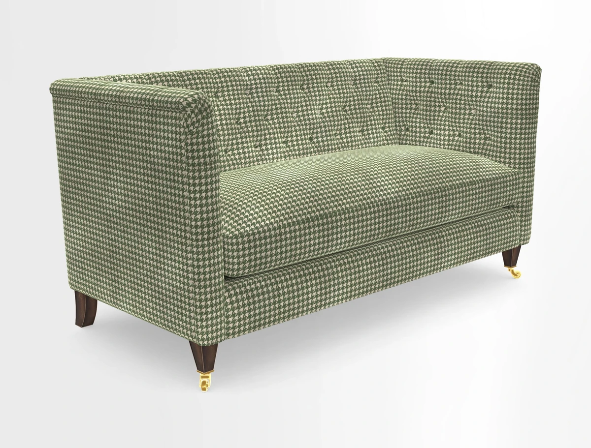 Holt Sofa in Cloth 22 Grand Teton Jade Seat in Cloth 22 Cedar Breaks Jade