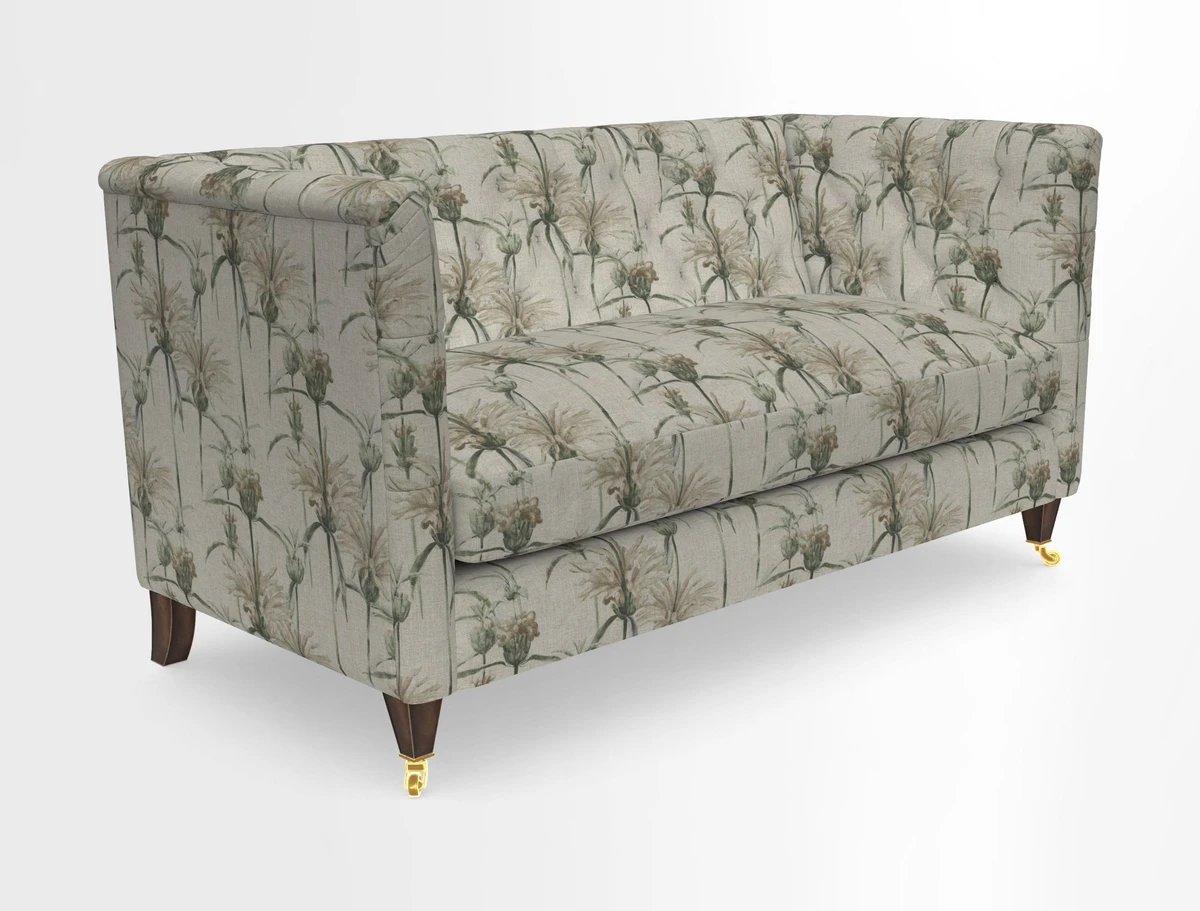 Holt Sofa in Cloth 22 Grand Teton Jade Seat in Cloth 22 Cedar Breaks Jade