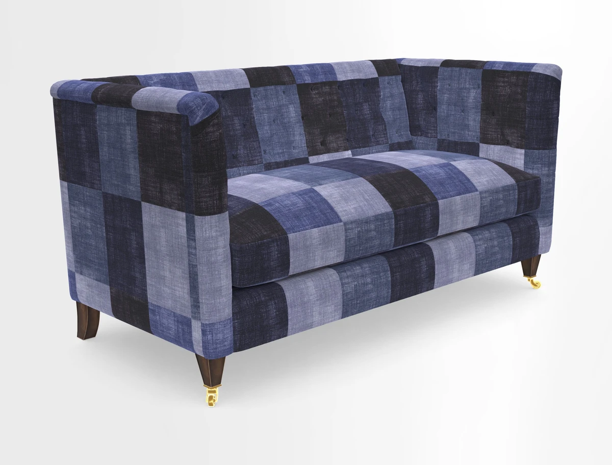 Holt Sofa in Cloth 22 Grand Teton Jade Seat in Cloth 22 Cedar Breaks Jade