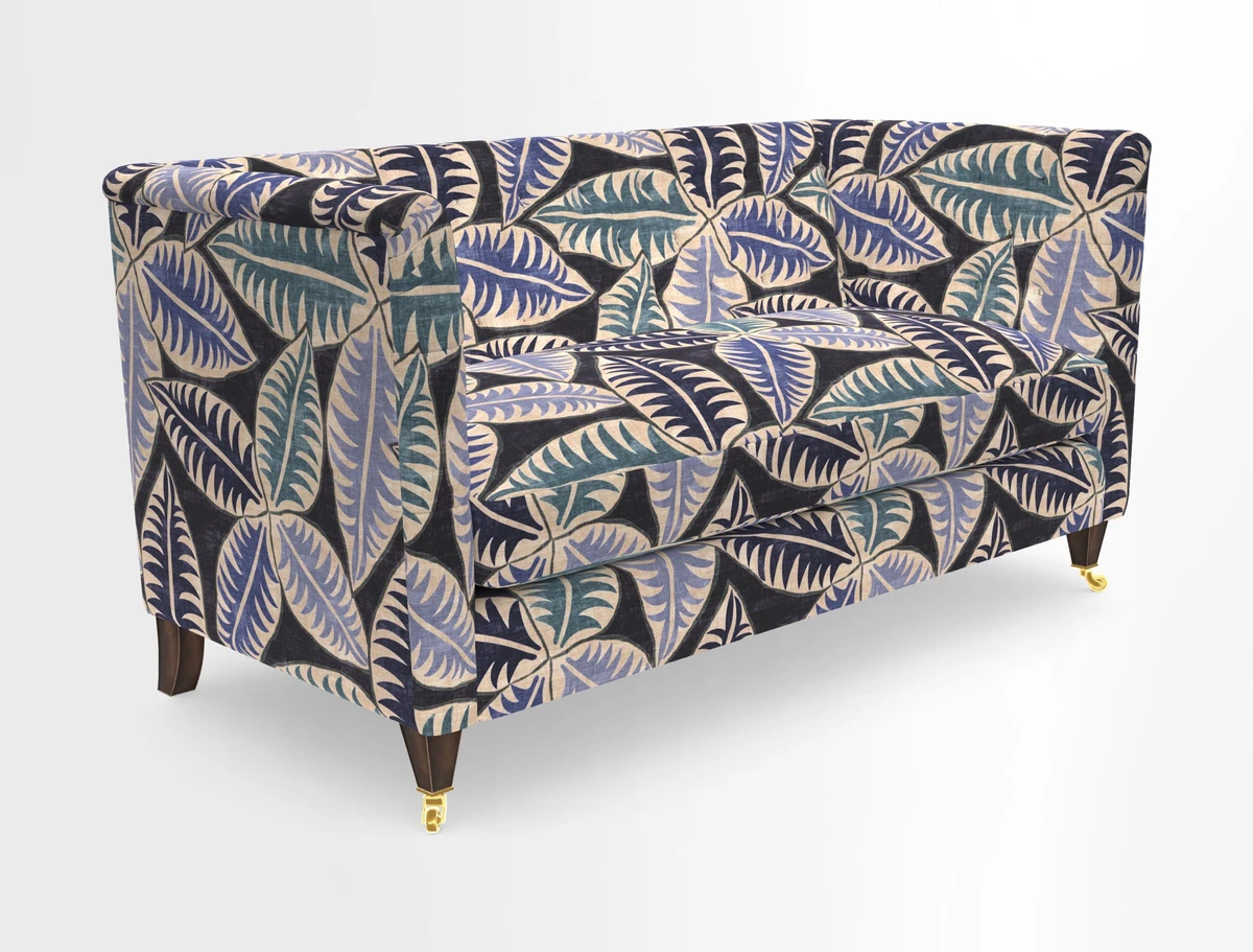 Holt Sofa in Cloth 22 Grand Teton Jade Seat in Cloth 22 Cedar Breaks Jade