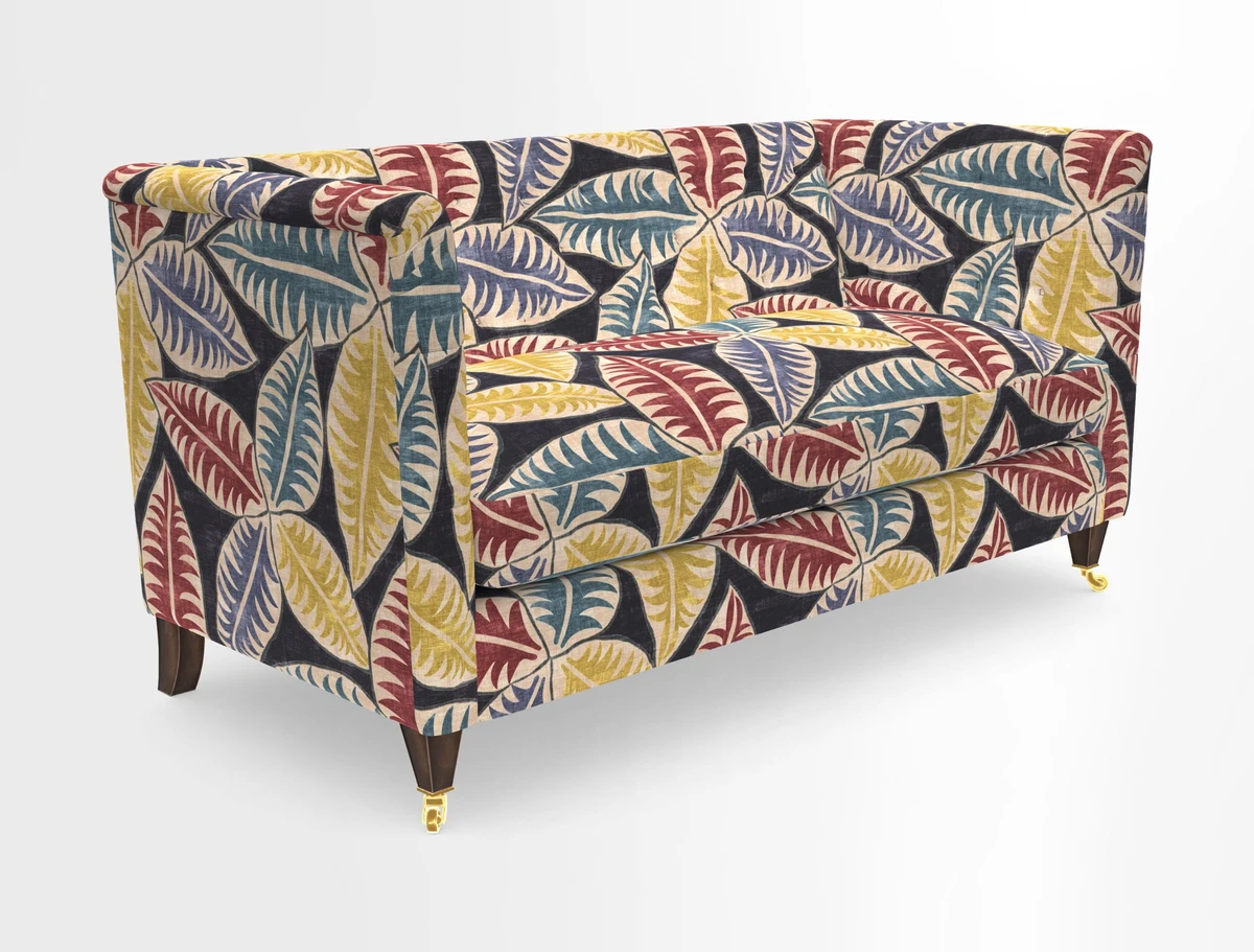 Holt Sofa in Cloth 22 Grand Teton Jade Seat in Cloth 22 Cedar Breaks Jade