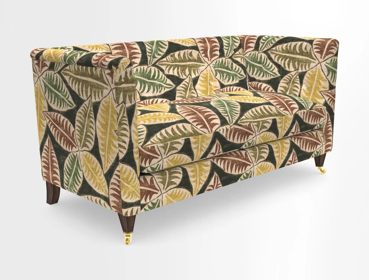 Holt Sofa in Cloth 22 Grand Teton Jade Seat in Cloth 22 Cedar Breaks Jade