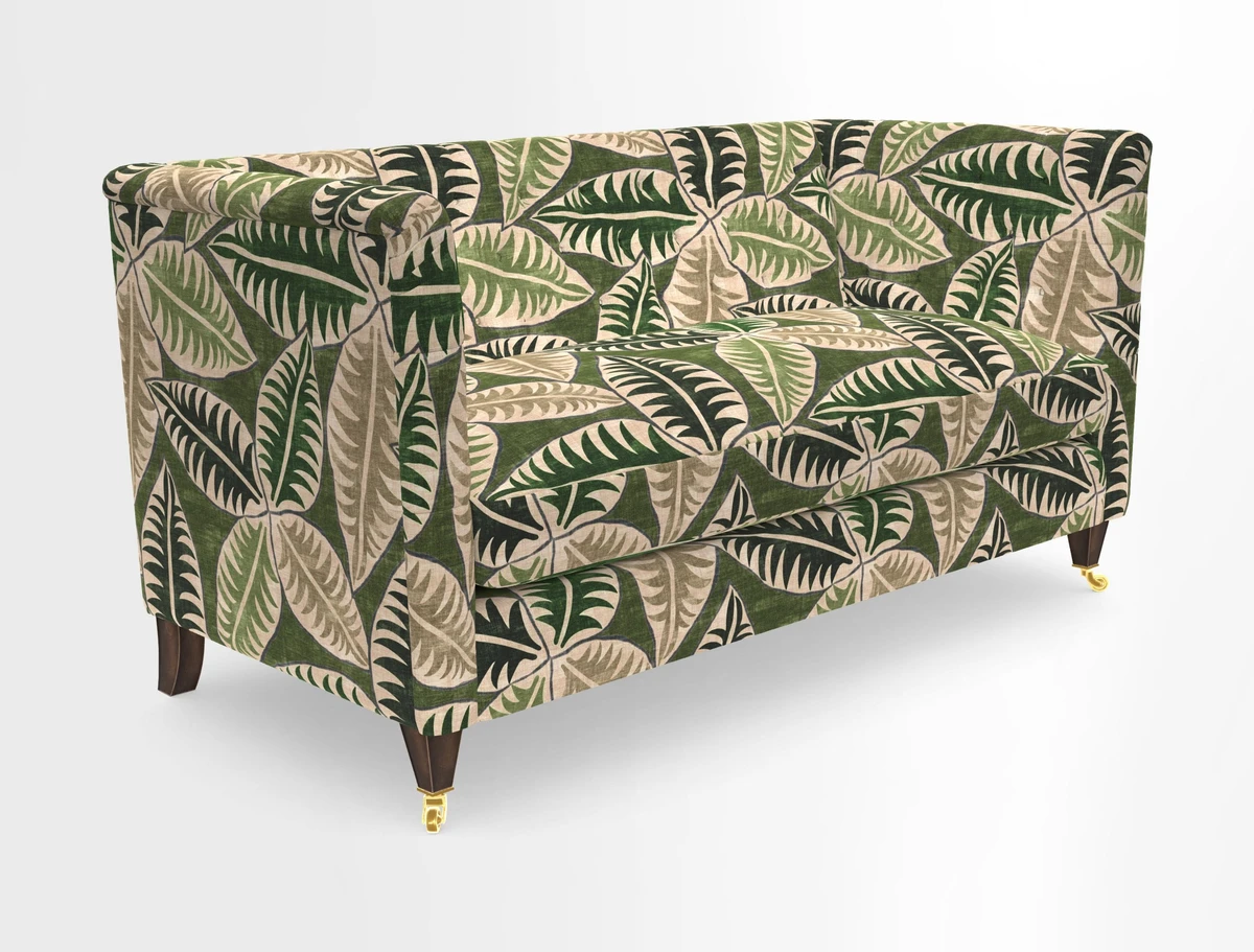 Holt Sofa in Cloth 22 Grand Teton Jade Seat in Cloth 22 Cedar Breaks Jade