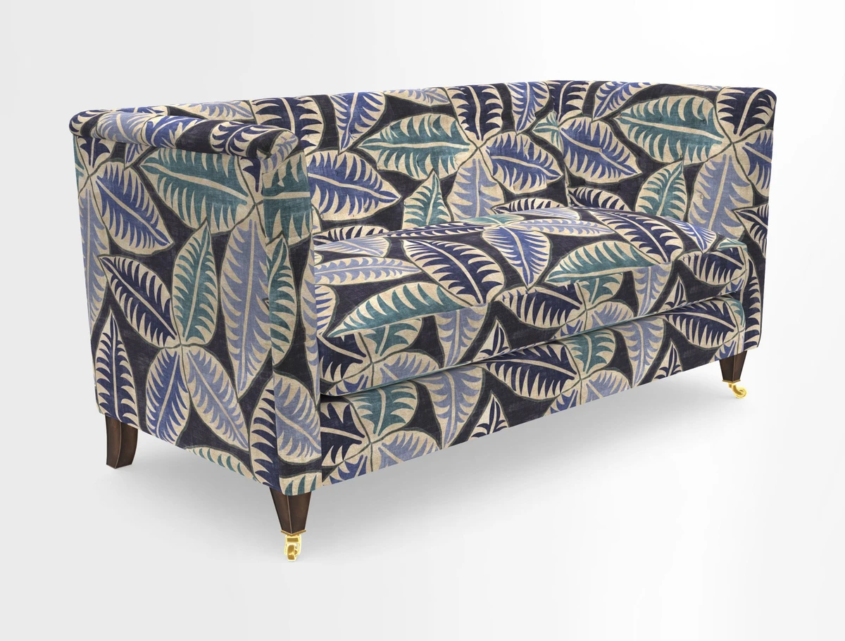 Holt Sofa in Cloth 22 Grand Teton Jade Seat in Cloth 22 Cedar Breaks Jade