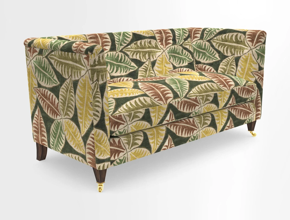 Holt Sofa in Cloth 22 Grand Teton Jade Seat in Cloth 22 Cedar Breaks Jade