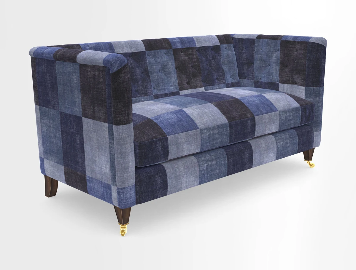 Holt Sofa in Cloth 22 Grand Teton Jade Seat in Cloth 22 Cedar Breaks Jade