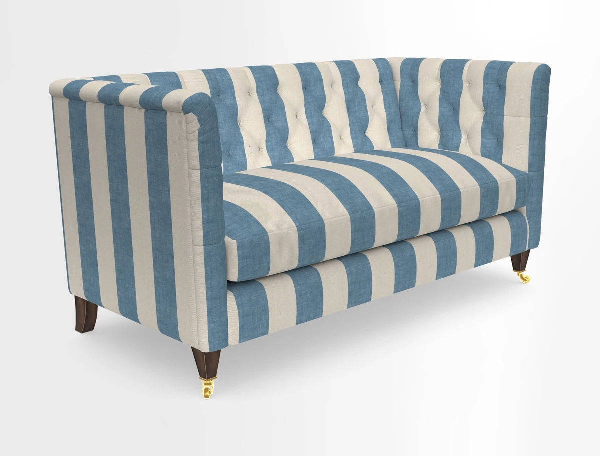 Holt Sofa in Cloth 22 Grand Teton Jade Seat in Cloth 22 Cedar Breaks Jade