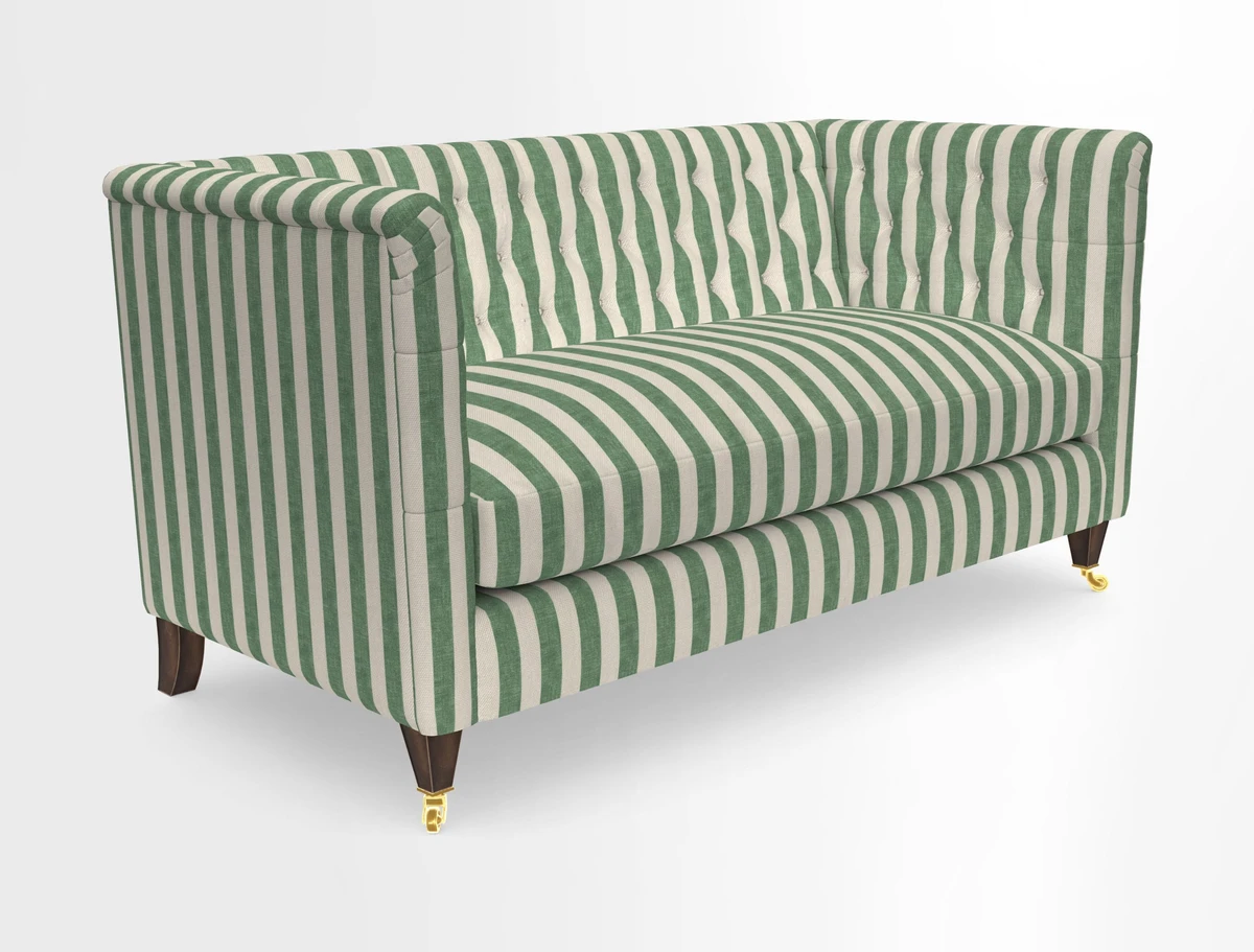 Holt Sofa in Cloth 22 Grand Teton Jade Seat in Cloth 22 Cedar Breaks Jade