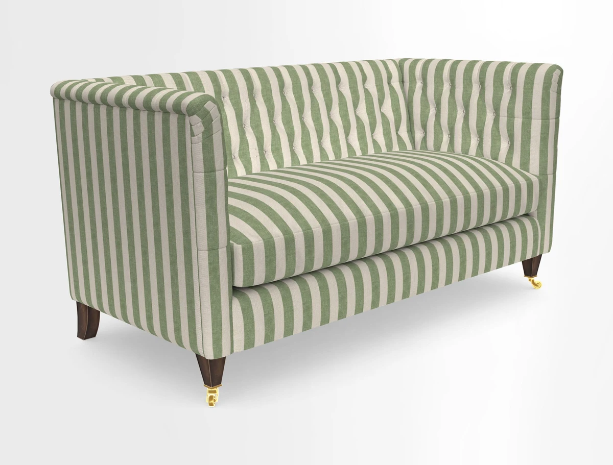 Holt Sofa in Cloth 22 Grand Teton Jade Seat in Cloth 22 Cedar Breaks Jade
