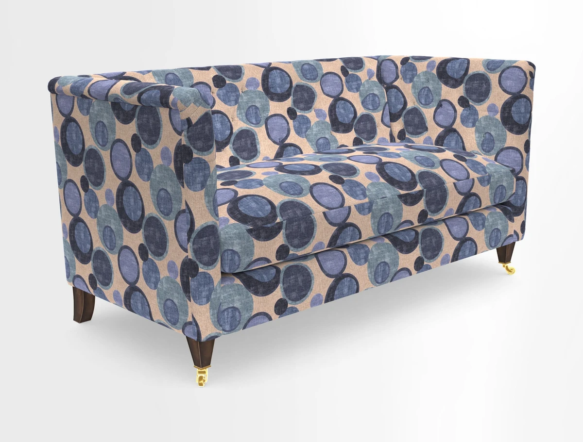 Holt Sofa in Cloth 22 Grand Teton Jade Seat in Cloth 22 Cedar Breaks Jade