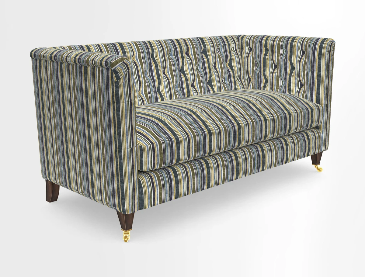 Holt Sofa in Cloth 22 Grand Teton Jade Seat in Cloth 22 Cedar Breaks Jade