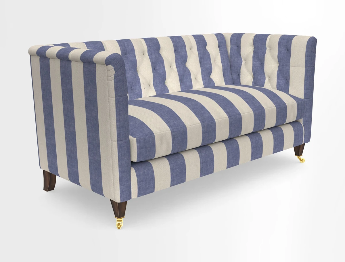 Holt Sofa in Cloth 22 Grand Teton Jade Seat in Cloth 22 Cedar Breaks Jade