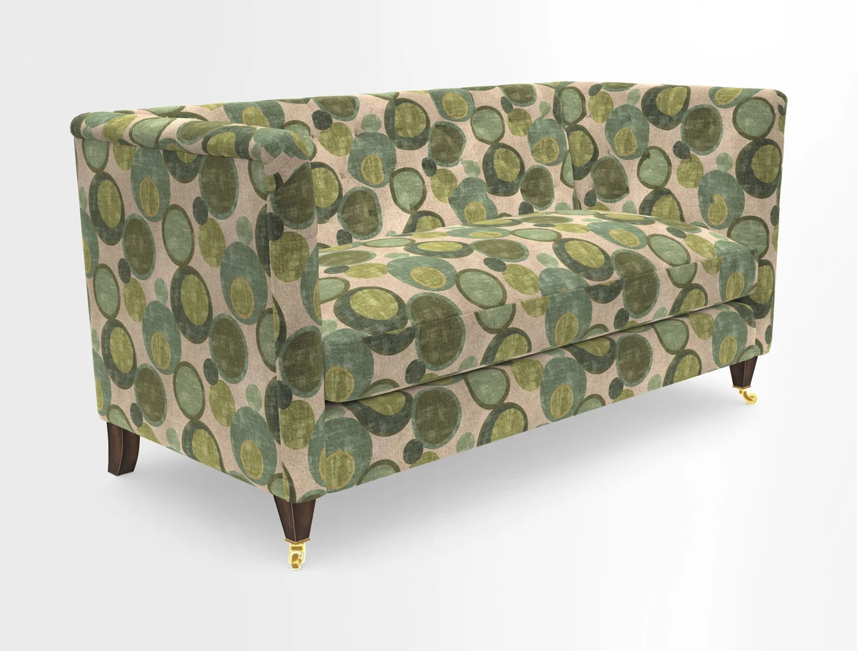 Holt Sofa in Cloth 22 Grand Teton Jade Seat in Cloth 22 Cedar Breaks Jade