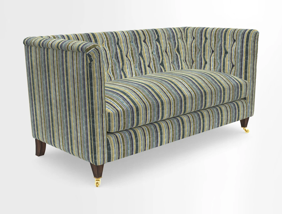 Holt Sofa in Cloth 22 Grand Teton Jade Seat in Cloth 22 Cedar Breaks Jade